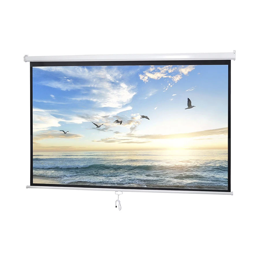 APOLLO Motorized/Electric Projector Screen 96x96 INCH 0004