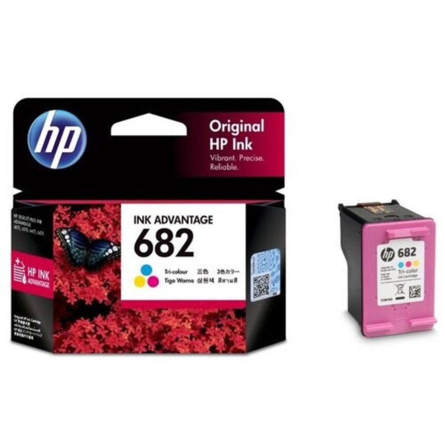 HP 682 BLACK & TRI COLOR CARTRIDGE (1-SET)